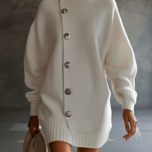 White Sweater Dress